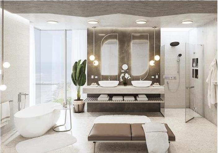 Image du produit hansgrohe Barre de douche Unica S Puro 90 cm avec flexible de douche Isiflex 160 cm