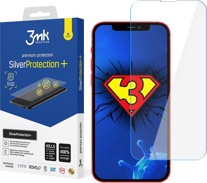 3MK SilverProtection+ screen protector, screen protector film (1 Piece, Apple iPhone 13 mini)