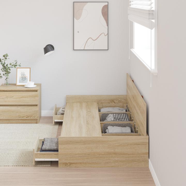Actual product image vidaXL Plattformbett (75 x 190 cm)