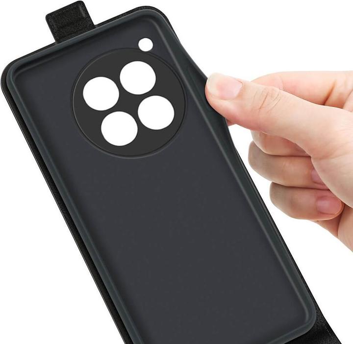 Actual product image Cover-Discount OnePlus 12 - Classic Flip Case vertical black (OnePlus 12)