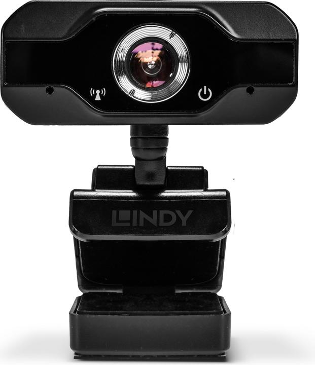 Lindy FHD 1080p webcam met microfoon Beeldhoek 110° 360 (2 Mpx)