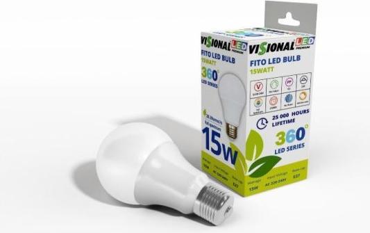 Immagine prodotto Visional LED E27 15W priekš augiem / Fito spuldze (LED, 240 V)