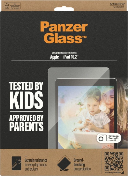 Actual product image PanzerGlass screen protector (1 Piece, iPad 2019 (7th gene), iPad 2020 (8. Gen))