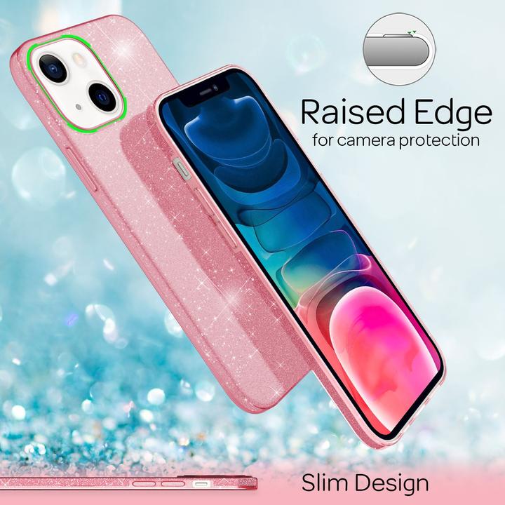 Produktbild Nalia Glitzer Handyhülle (Apple iPhone 13 mini)