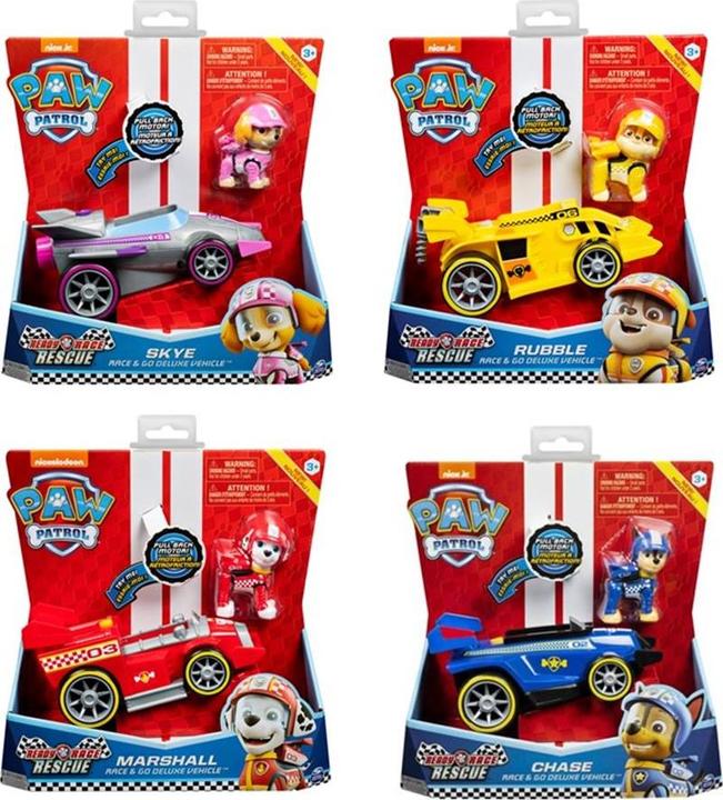 Produktbild Spin Master Paw Pat Deluxe Vehicles ass RRR Race Go Pull Back