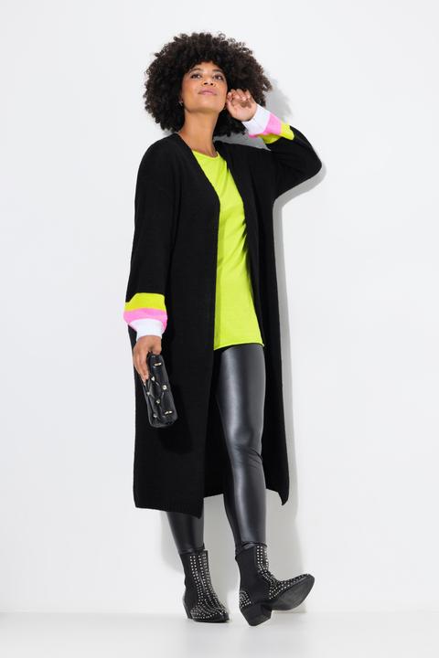Produktbild Angel of Style Long-Strickjacke, Rücken Peace-Motiv, offene Form (56)