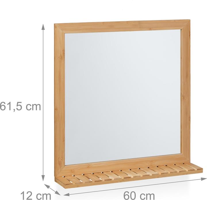 Produktbild Relaxdays Wandspiegel (60 x 12 x 61.5 cm)