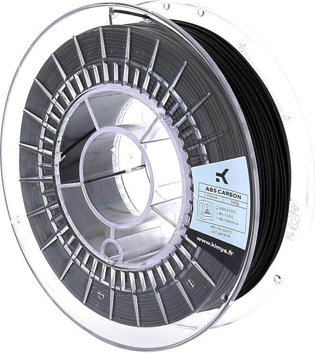 Produktbild Kimya Filament (ABS, 1.75 mm, 500 g, Schwarz)