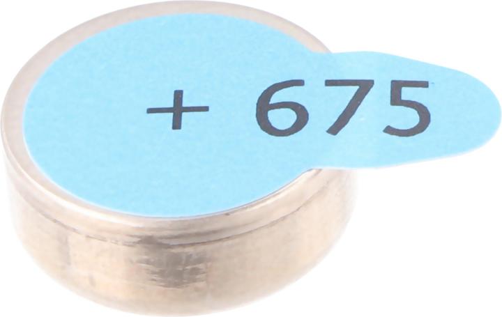 Immagine prodotto Varta Batterie per apparecchi acustici tipo 675 1,45V (confezione da 6) (6 pz., 675, 640 mAh)