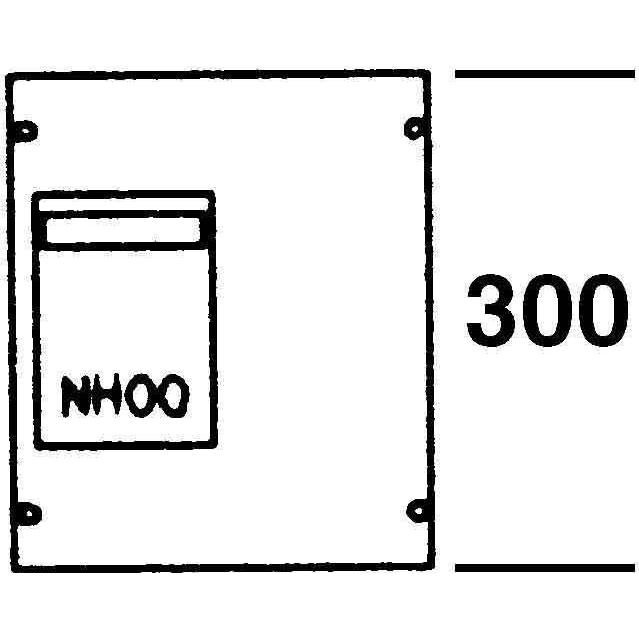 Thumbnail - Striebel & John, Verteilerschrank Zubehör, STR AG71 Abdeckung 300x250mm für Verteilerfelder