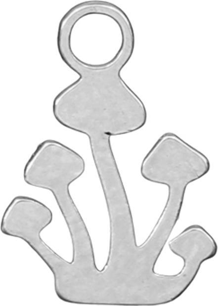 Image du produit Star Piercing Anhänger silber Pilze (sans laiton, Acier chirurgical 316L)