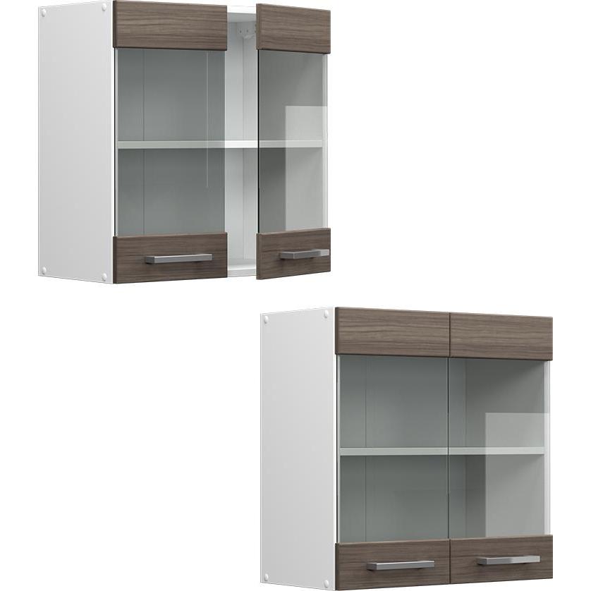 Vicco, Regal, Küchenglasschrank R-Line (60 x 31 x 60 cm)
