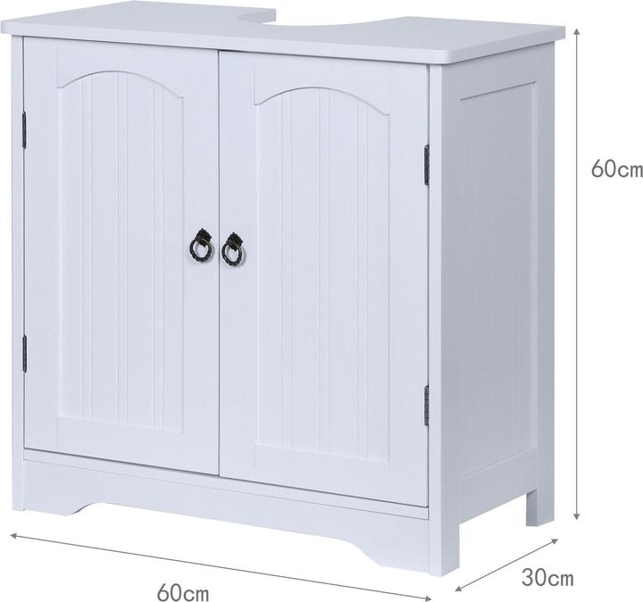 Actual product image Relaxdays Waschbeckenunterschrank (60 x 30 x 60 cm)