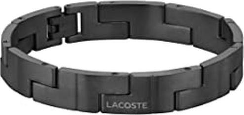 Lacoste - Fashion steel bracelet for men 2040222 (Stainless steel with black ion coating)