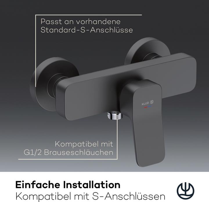 Produktbild Kludi X3 Duscharmatur Aufputz, Brause-Einhandmischer