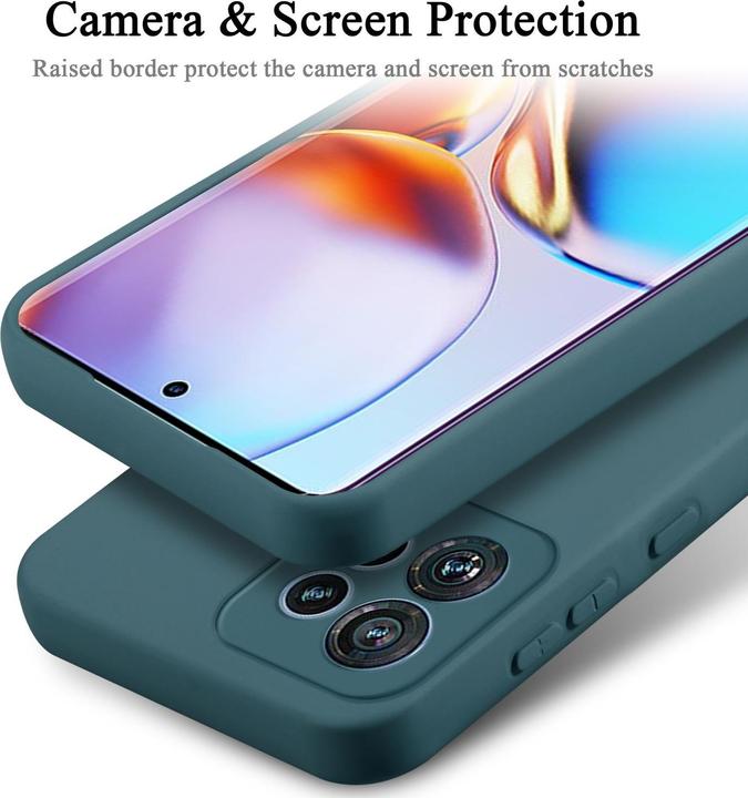Image du produit Cadorabo Housse pour Motorola Edge 40 Pro TPU avec protection Liquid Silicone Design (Motorola Edge 40 Pro)