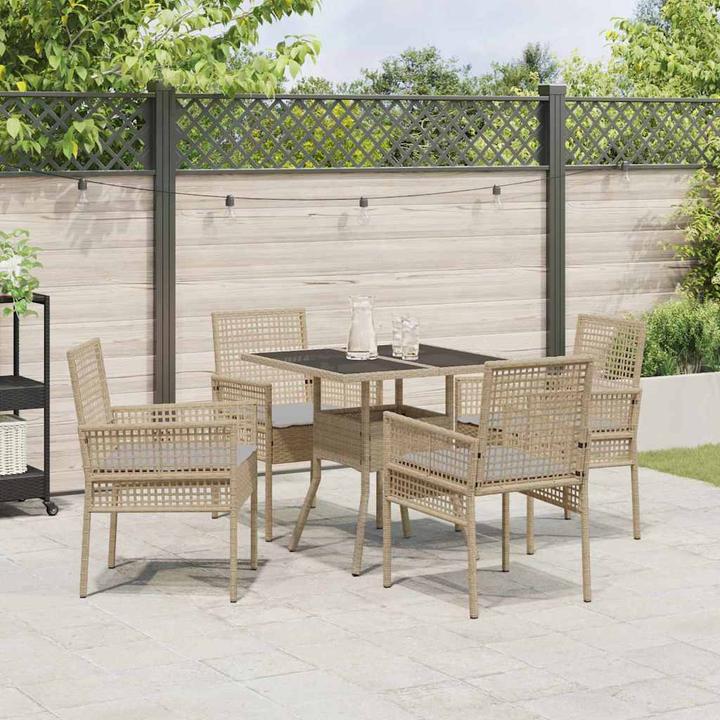 Produktbild vidaXL Garten Essgruppe (80 x 80 x 75 cm)