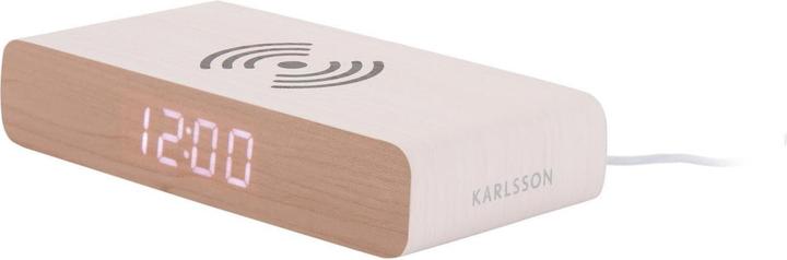 Produktbild Karlsson Digitalwecker Retro Flat Weiss, Funktionen: Alarm