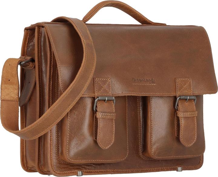 Actual product image Greenland Nature Nature briefcase leather 39 cm