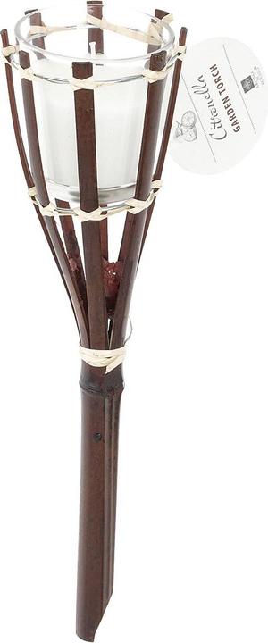 Actual product image Garden torch wax bamboo 30cm