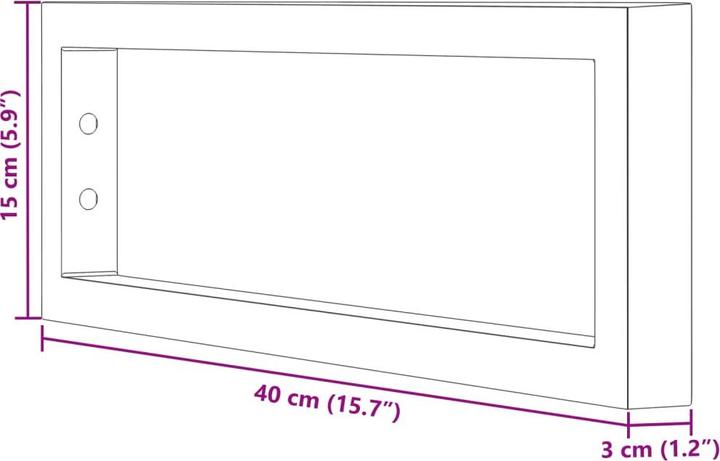 Image du produit vidaXL Waschtisch-Halterung