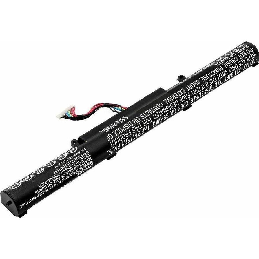 CoreParts Laptop-Batterie Lithium-Ionen 3200 mAh 48 Wh (4 Zellen, 3200 mAh), Notebook Akku, Schwarz