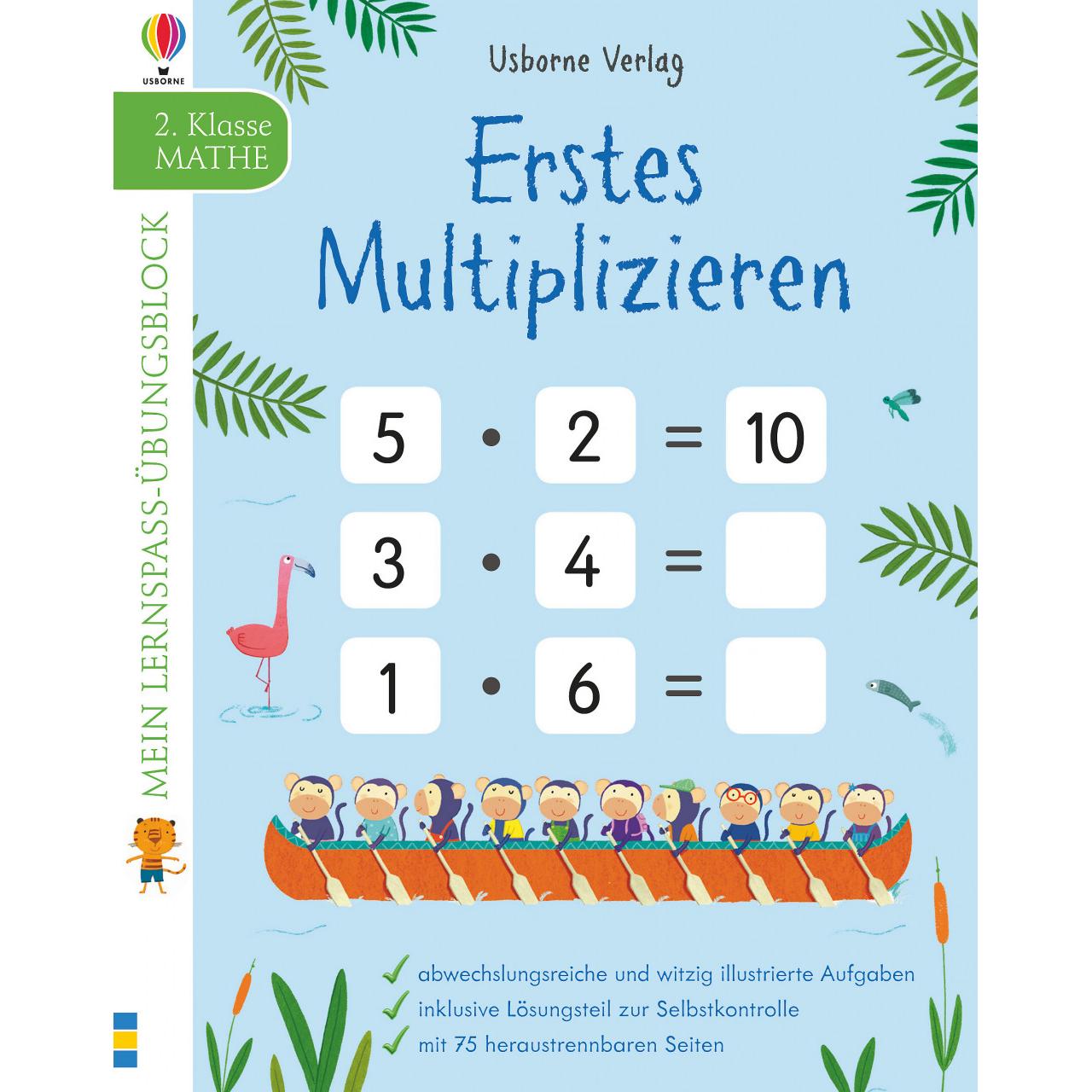 Mein Lernspass-Übungsblock: Erstes Multiplizieren (2. Klasse), Schulbücher von Simon Tudhope
