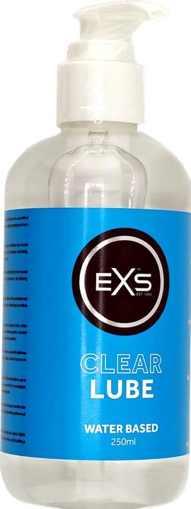 EXS Lube «Clear» - 250ml Pumpspender, parabenfrei, wasserbasiert, latexverträglich (250 ml)