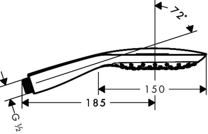Produktbild hansgrohe Raindance Select E 150 (3 Strahlarten, 16 l/min)
