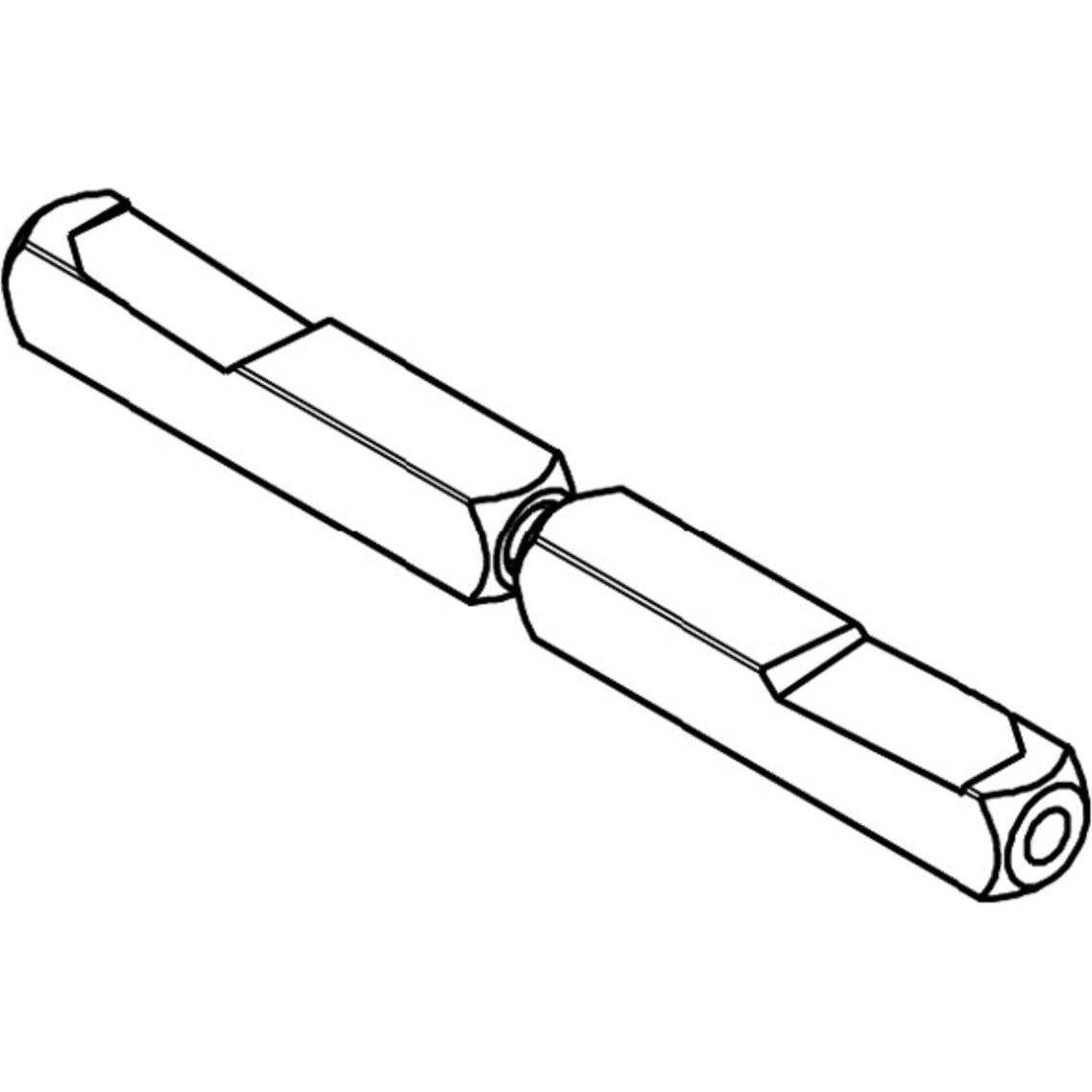 Thumbnail - BKS, Türgriff + Fenstergriff, Verbindungsstifte für Panikgarnituren B-78430 (Türgriff)