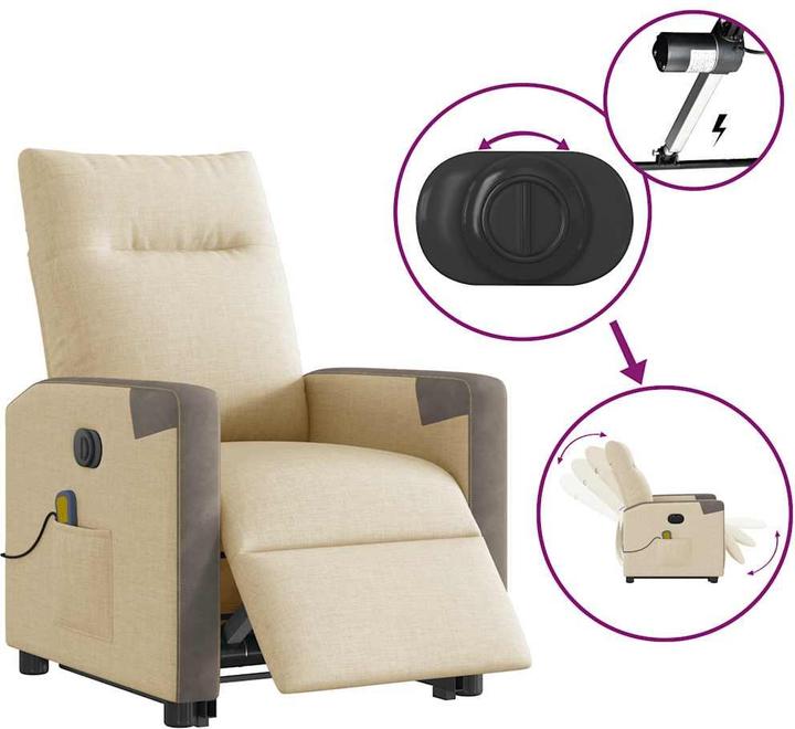 Produktbild vidaXL Massagesessel mit Aufstehhilfe