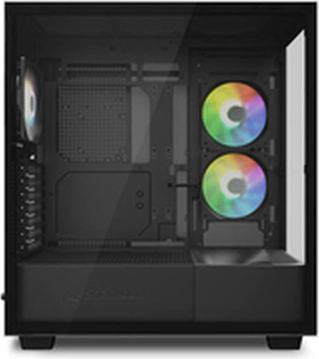 Actual product image Sharkoon Rebel C60 RGB ATX Black (ATX, mATX, Mini-ITX)