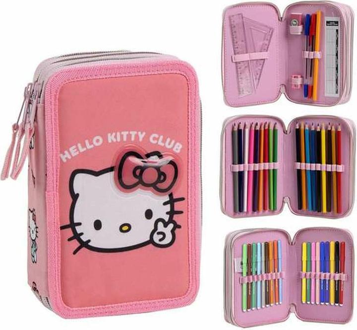 Actual product image Cerdá Hello Kitty triple pencil case