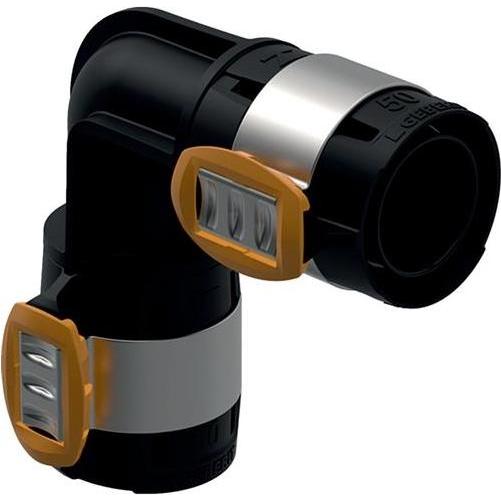 Thumbnail - Geberit, Rohrverbindungstechnik, FlowFit Bogen 90 50 mm 620075001 (Pressverbindung)