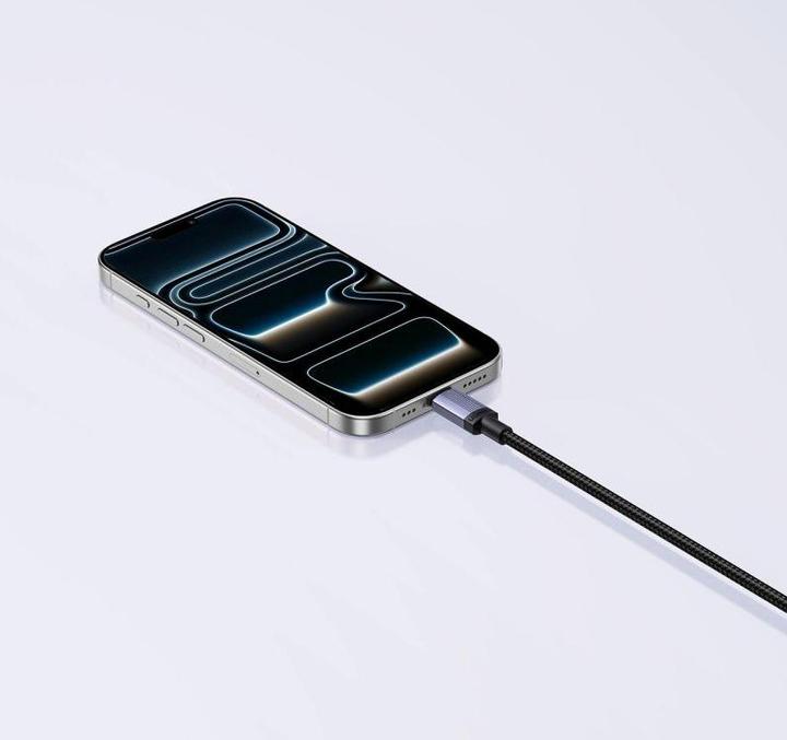Actual product image Ugreen Cable USB USB-C - USB-C 1 m Czarno-szary (6941876269075) (1 m, 240 W)