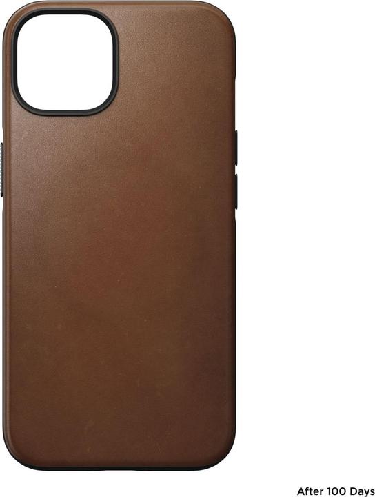 Produktbild Nomad Back Cover Modern Leather iPhone 14 Hellbraun (Apple iPhone 14)