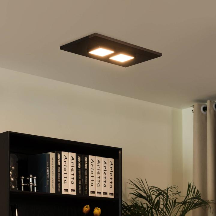 Produktbild Lucande Esteria Deckenleuchte, zweiflammig (870 lm, GX53)