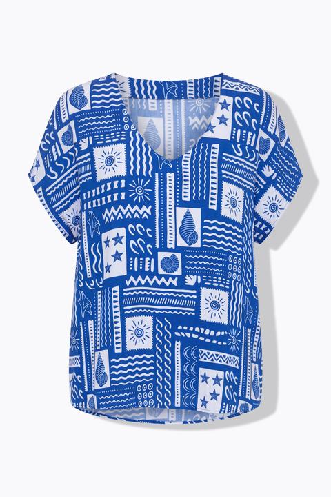 Produktbild Studio Untold Blusenshirt, oversized, mit Kachel-Print (50, 52)