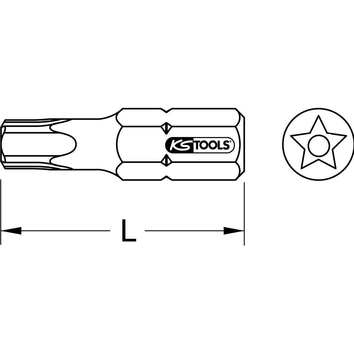 Thumbnail - KS Tools, Bits, 911.3101 (TS10)