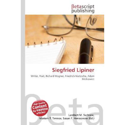 Siegfried Lipiner, Fachbücher