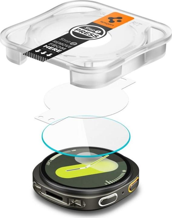 Immagine prodotto Spigen - Glas.tR EZ Fit (2 pack) - Samsung Galaxy Watch8 44mm - Clear