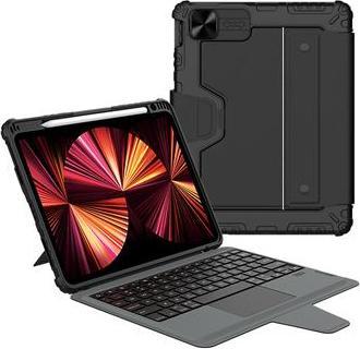Produktbild Nillkin case with keyboard for Ipad 10.9" (Black) (Apple iPad Air 11 2024, Apple iPad Air 11 2025, Apple iPad Air 2020, Apple iPad Pro 11 2020, Apple iPad Pro 11 2021, Apple iPad Pro 11 2022)