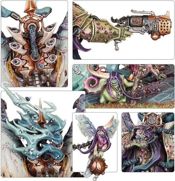 Actual product image Games Workshop Warhammer 40k - Mortarion: Daemon Primarch Of Nurgle (Plastic)