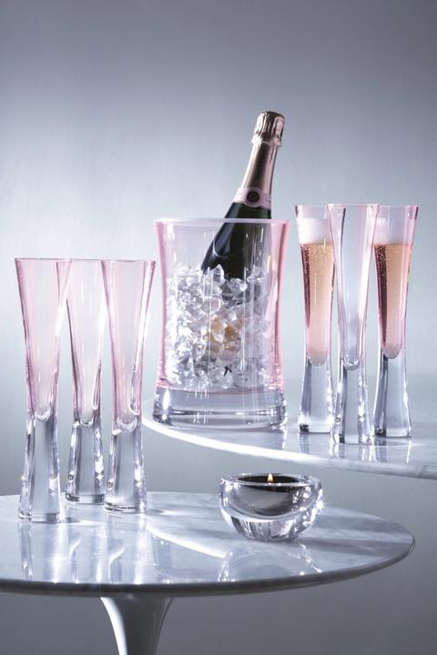 Immagine prodotto LSA Flute per champagne Moya - 170ml rosa chiaro, set di 2 (17 cl, 2 Occhiali, Bicchieri da champagne)
