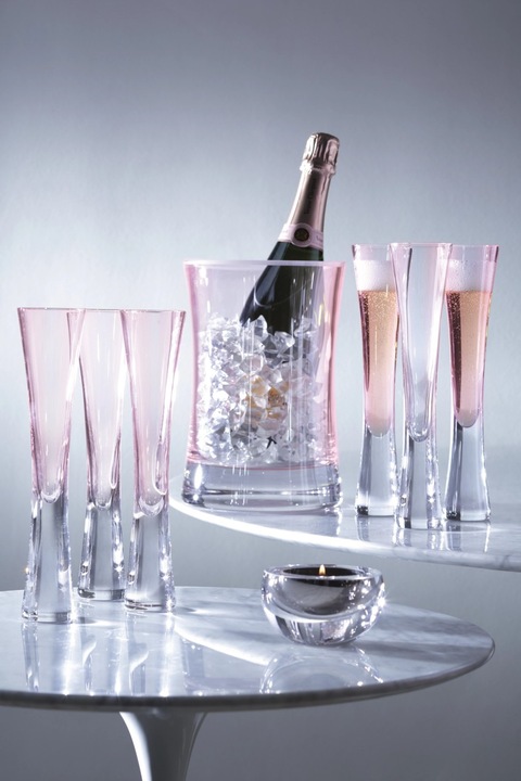 Actual product image LSA Moya champagne flute - 170ml light pink, set of 2 (17 cl, 2 Glasses, Champagne glasses)