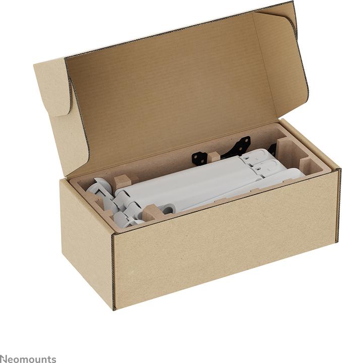 Produktbild Neomounts Tischhalterung duo 100x100 9kg/17-32"/wei?/voll beweglich (Tisch, 35", 9 kg)