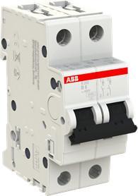 Actual product image ABB STOTZ-KONTAKT S202-B6 Miniature circuit breaker B-type 2 2 module(s)