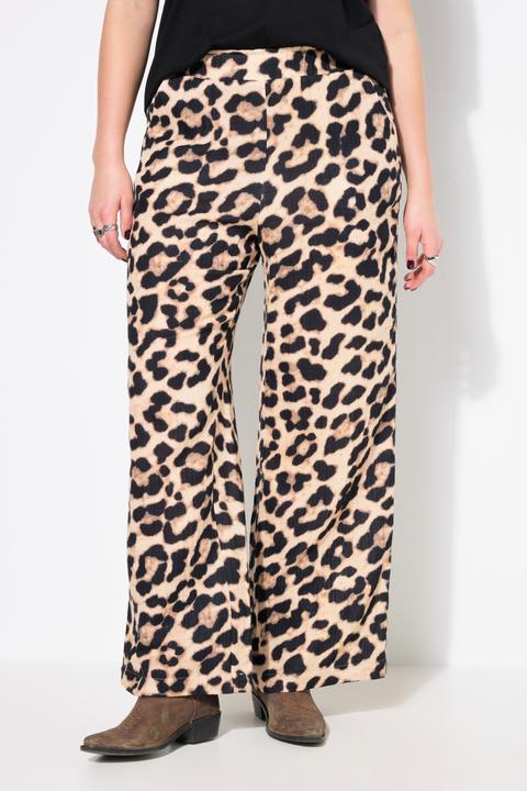 Immagine prodotto Studio Untold Pantaloni dal taglio ampio in mussola con design leopardato (52)