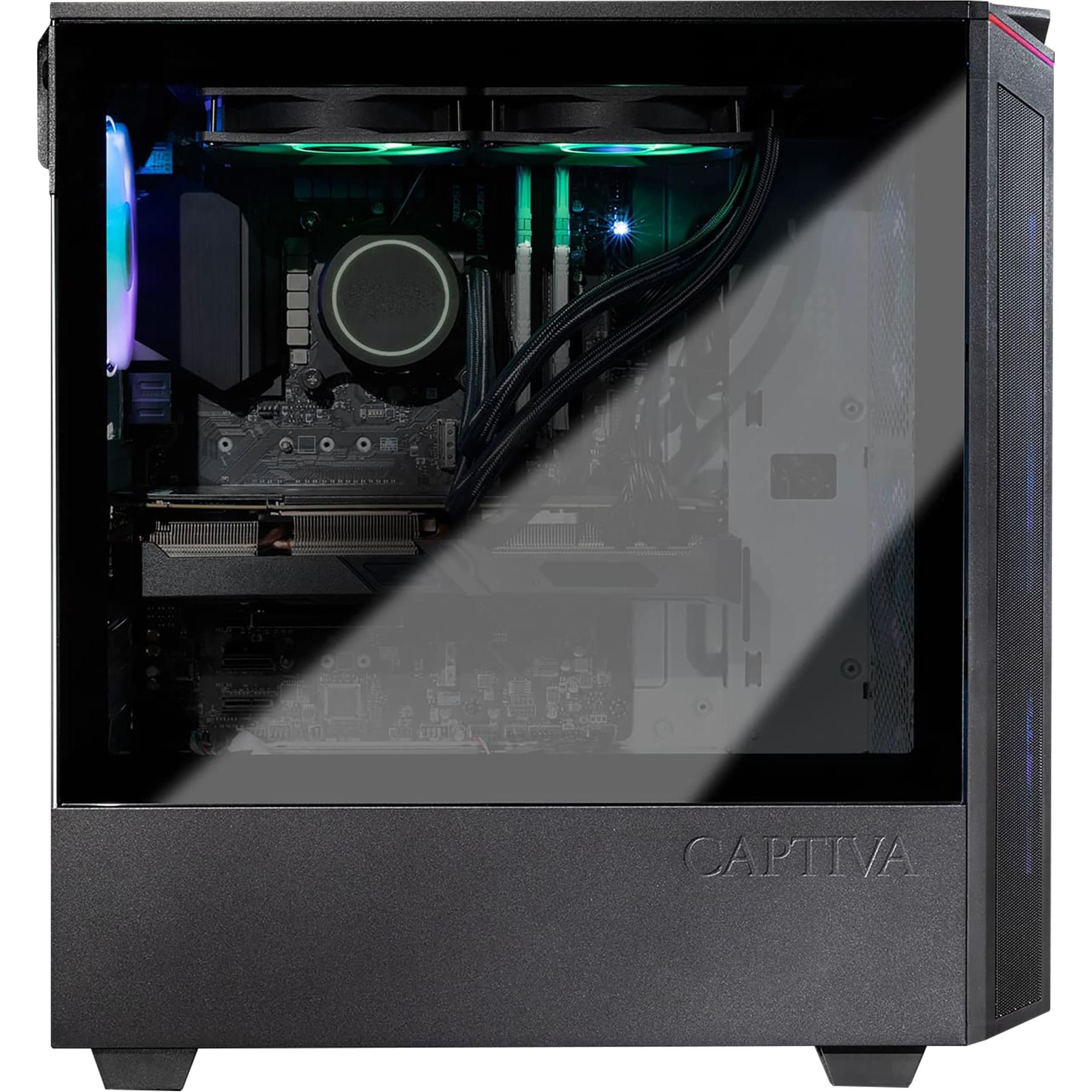 Thumbnail - Captiva Workstation I78-509 Core i7 RTX 4060 (Intel Core i7 12700KF, 16 GB, 1000 GB, GeForce RTX 4060 Ti), PC, Schwarz