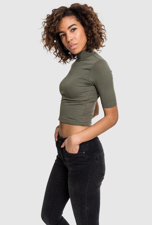 Produktbild Urban Classics Ladies Cropped Turtleneck Tee (L)